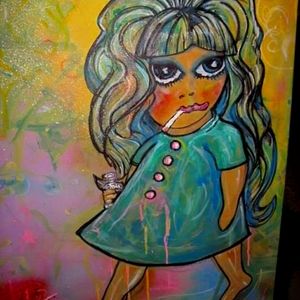 Original Painting Amy Winehouse Acrylic Art